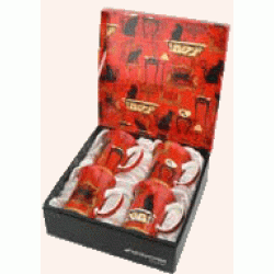 McIntosh Fine Bone China - Mystical & Curious Cats set of 4 Gift Boxed Mugs